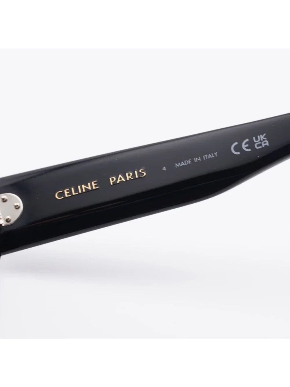 Celine CL40297U 01B Sunglasses Black Square Frame, Grey Lenses